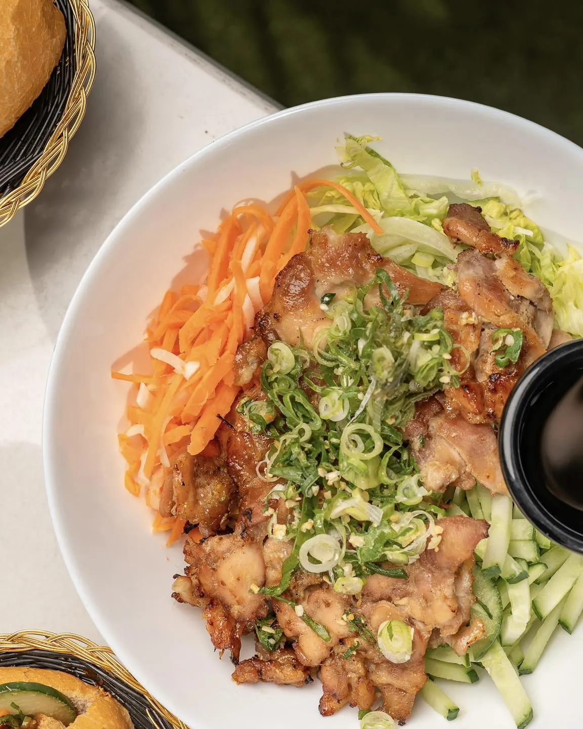 Lemongrass chicken vermicelli bowl at VietGarden Cafe Richlands