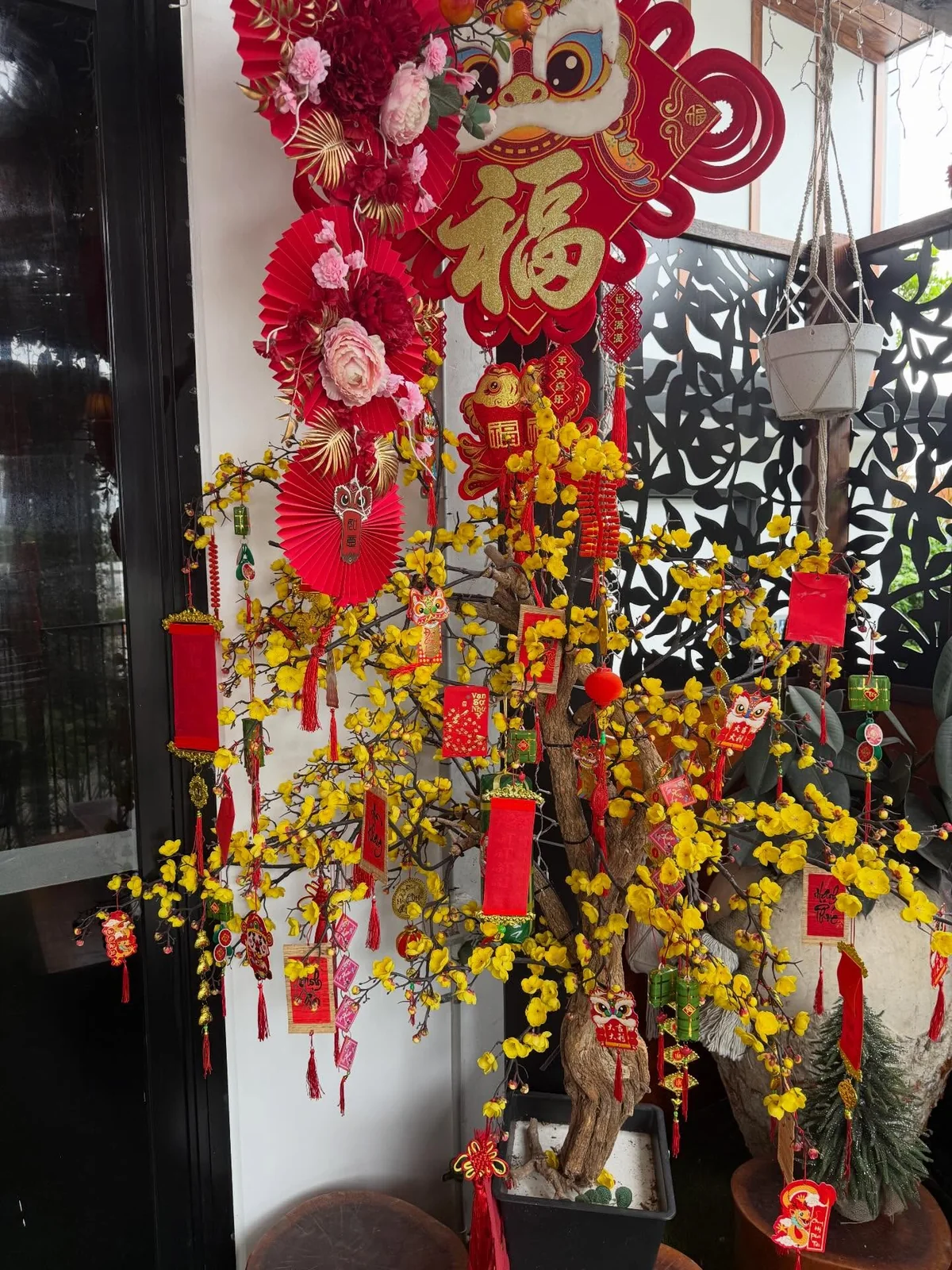 VietGarden cafe Lunar New Year Tet blossom tree decoration Richlands