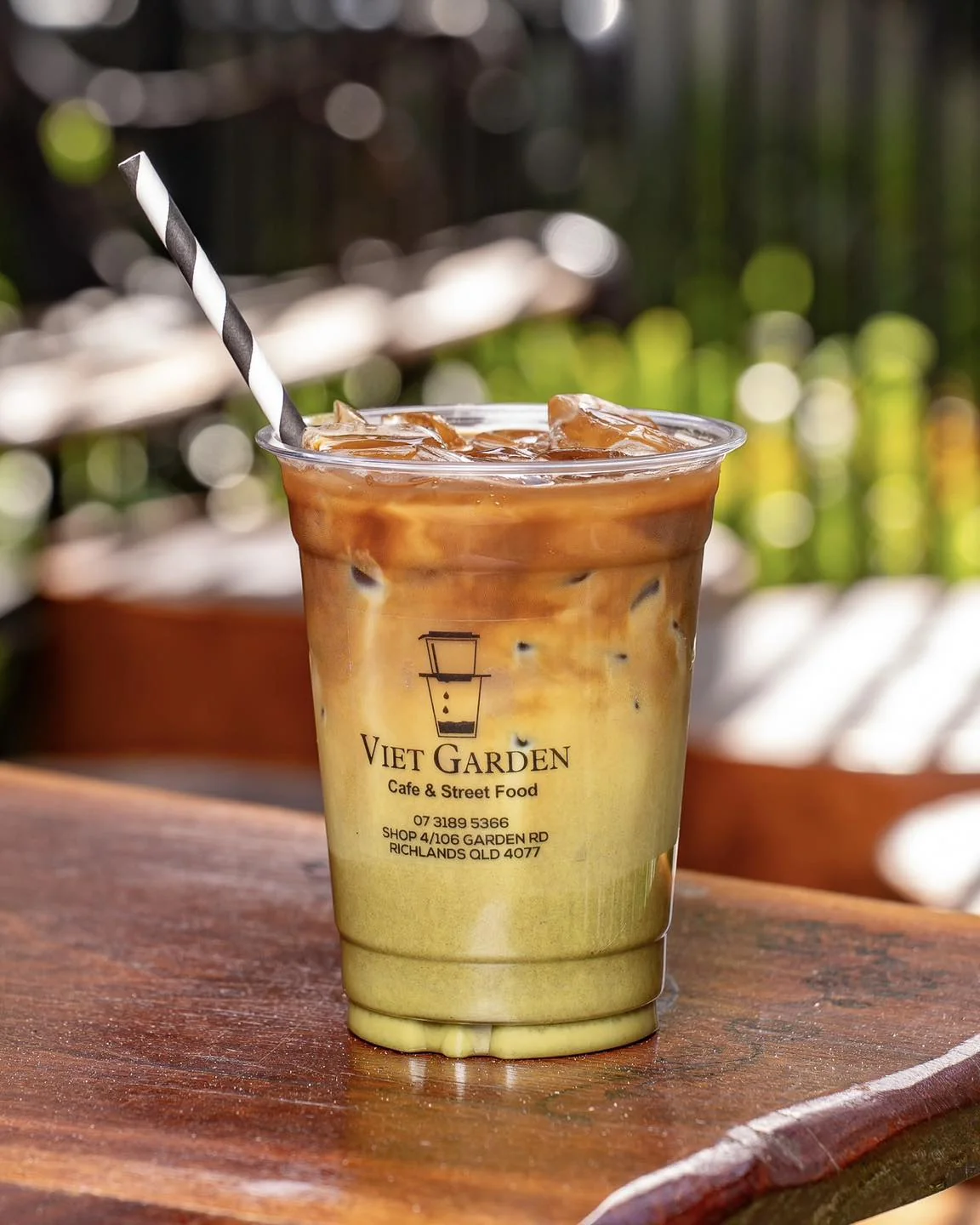 Vietnamese iced coffee ca phe sua da at VietGarden Cafe Richlands